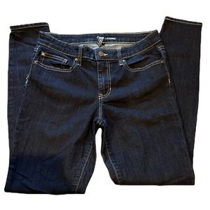 GAP Dark Wash 5 Pocket Zip and Button Denim Legging Size 6/28